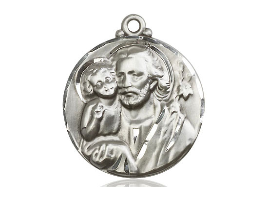 St.Joseph/Worker Medal Sterling