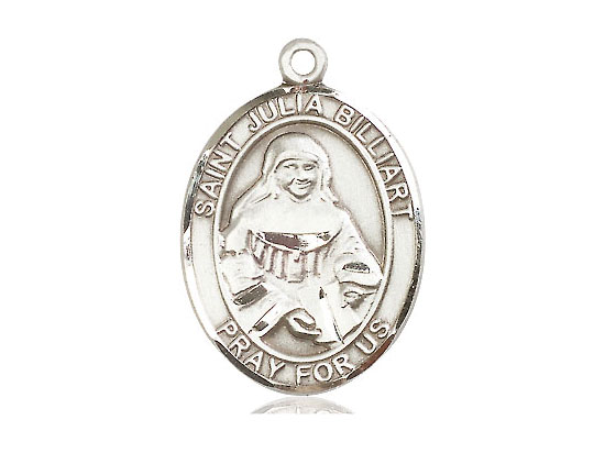 St. Julia Medal Sterling Sliver