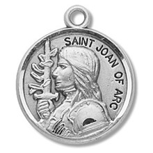 St. Joan of Arc Sterling Silver Medal