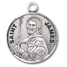 St. James Sterling Silver Medal