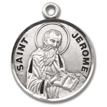 St. Jerome Sterling Silver Medal