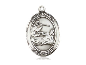 St. Joshua Medal Sterling Sliver