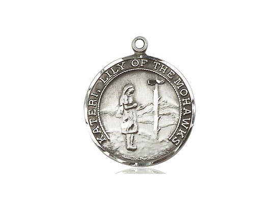 St. Kateri Tekakwitha Medal Sterling