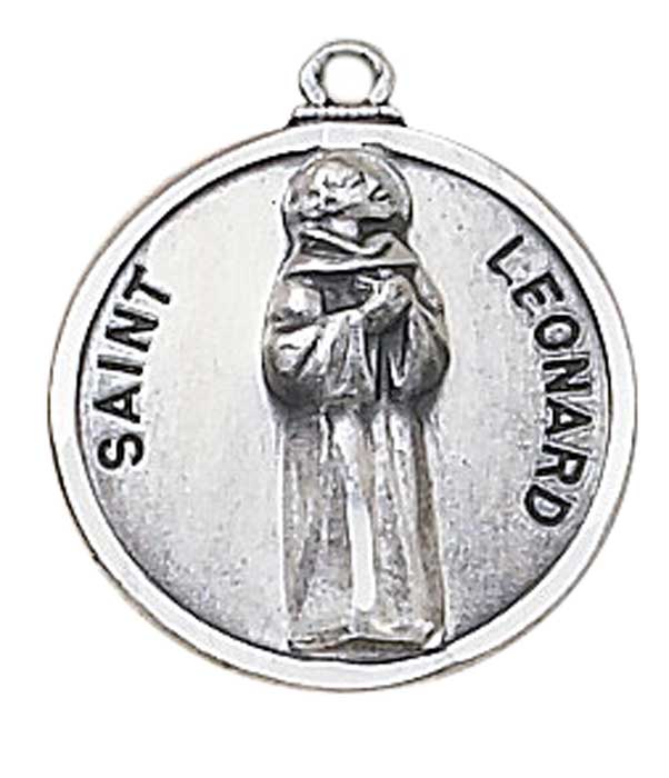 St. Leonard Sterling Silver Medal