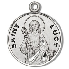 St. Lucy Sterling Silver Medal