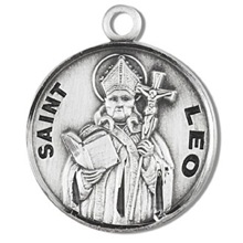 St. Leo Sterling Silver Medal