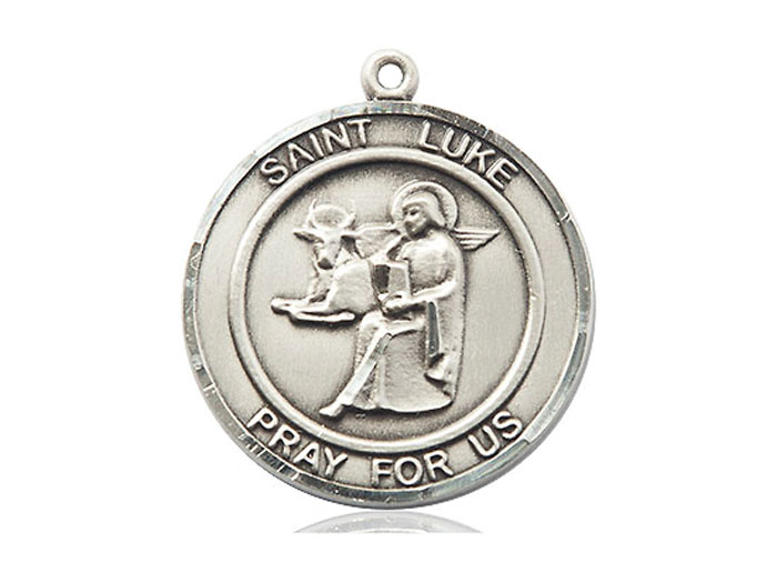 St. Luke Sterling Silver Medal