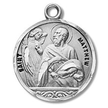 St. Matthew Sterling Silver Medal