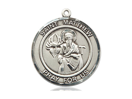 St Matthew Sterling Silver Medal