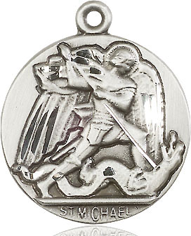 St. Michael Medal Sterling