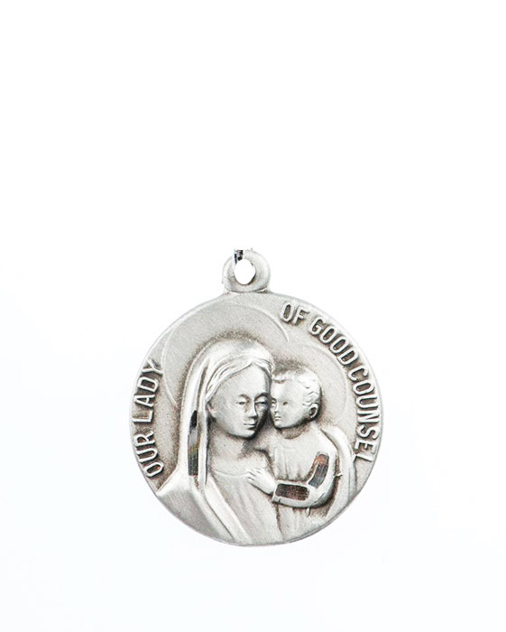 O/L Good Counsel Medal Sterling