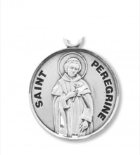 St. Peregrine Sterling Silver Medal