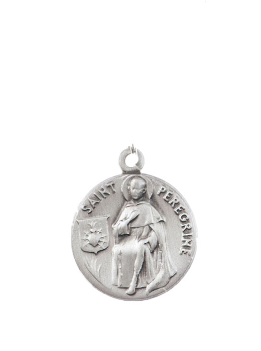 St. Peregrine Medal Sterling Silver