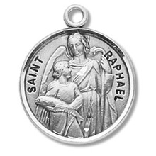 St. Raphael Sterling Silver Medal