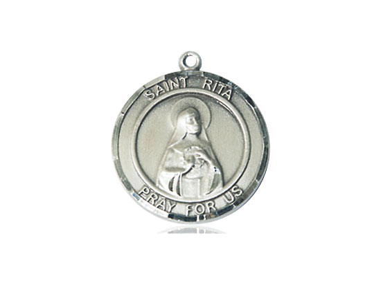 St. Rita Medal Sterling Silver