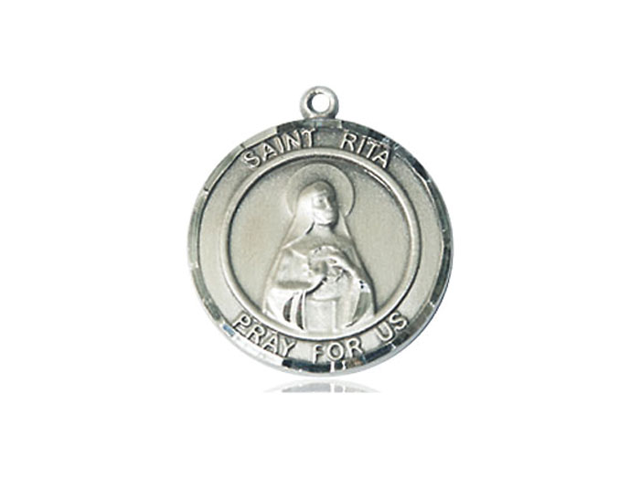 St. Rita Medal Sterling Silver