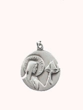 Star of Sea Medal Sterling Silver