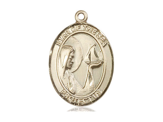 Star of Sea Medal Gold-Filled