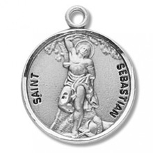 St. Sebastian Sterling Silver Medal