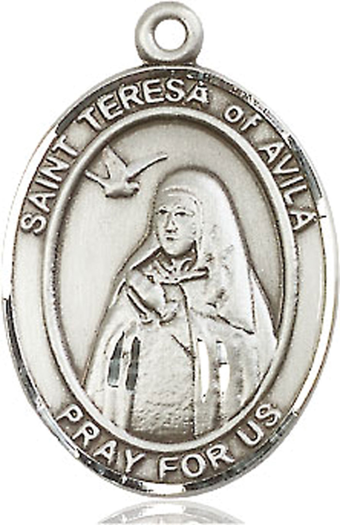 St. Teresa Avila Medal Sterling Silver