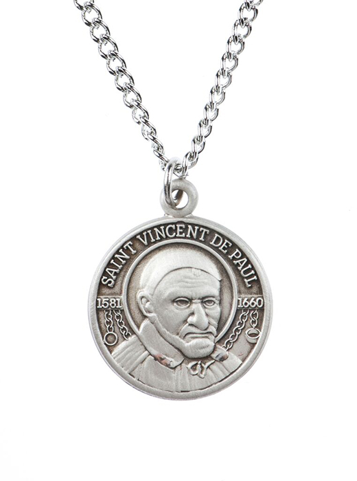 St. Vincent de Paul Sterling Silver