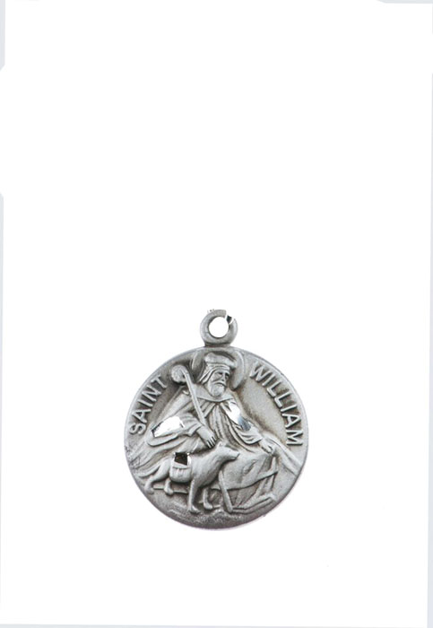 St. William Medal Sterling Silver