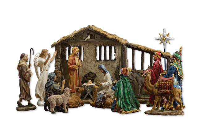 14 Piece Nativity Set