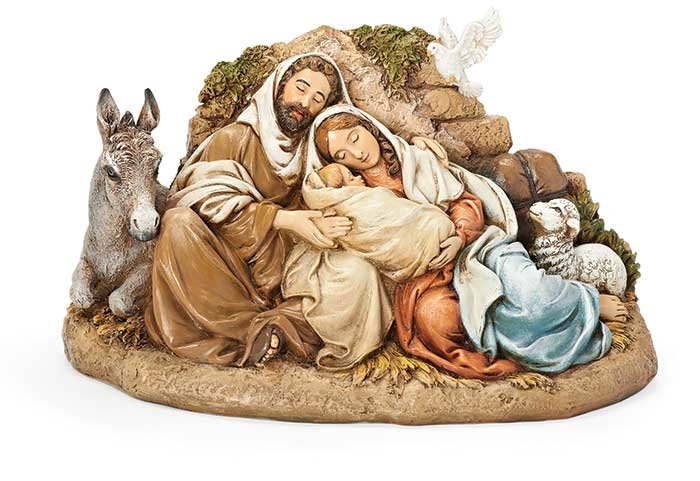 3D Holy Family at Rest Display