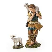 Shepherd With Lamb