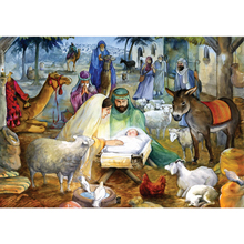 Baby in a Manger Advent Calendar