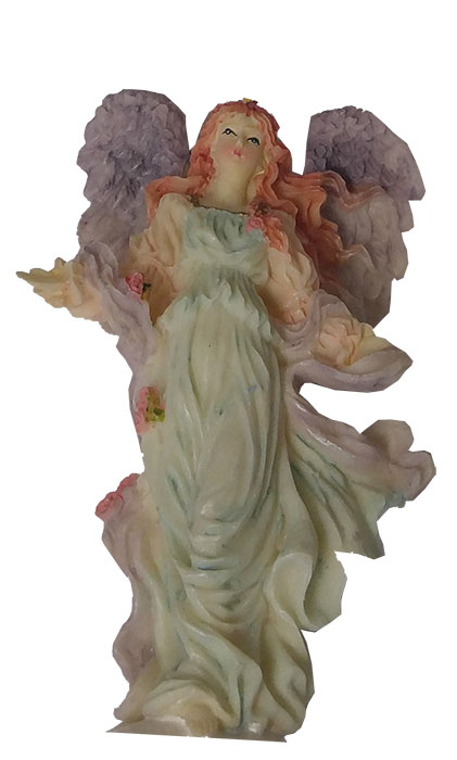 Ornate Ceramic Angel Ornament
