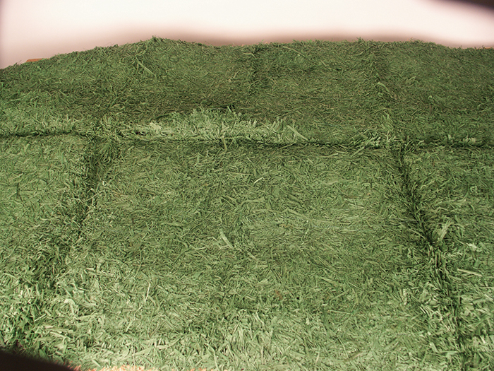 Nativity Display Green Grass Mat