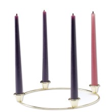 Gold Plated Advent Wreath