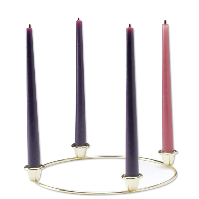 Advent Candle and Wreath Set