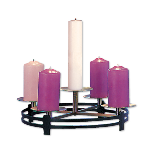Spiked Holder Advent Candle Wreath