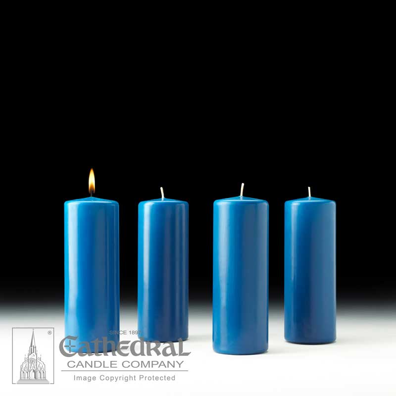 Pillar Advent Candles 8 x 3. 698259XX. Tonini Church Supply