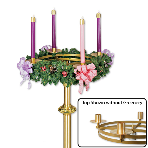 Brass Advent Wreath Top Only