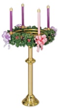 Brass Large Advent Wreath