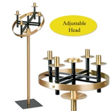 Adjustable Head Advent Wreath