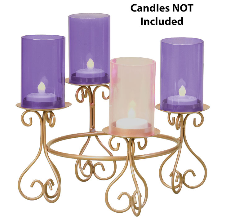 Votive Candle Advent Wreath