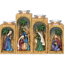 Nativity Set Votive Holders