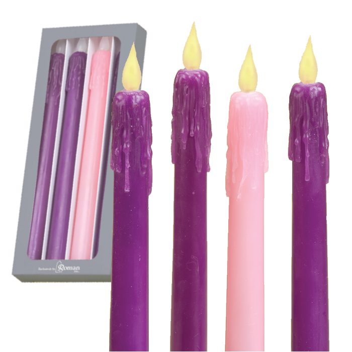 Battery-Operated Advent Candles
