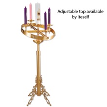 Advent Wreath W/ Adjustable Height & Angle