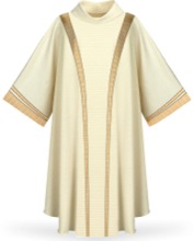 White Cantate Dalmatic