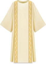 DUPION DALMATIC W/DOUBLE