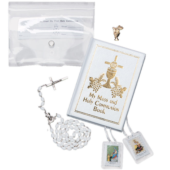 First Communion Gift Set w/ Clear Cover