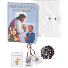 5 Piece Boy's First Communion Gift Set