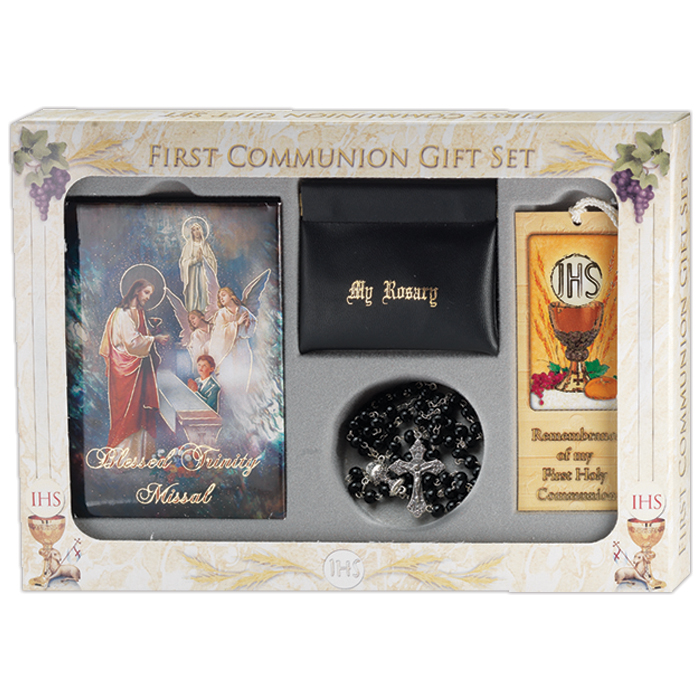 Boy's Deluxe First Communion Gift Set