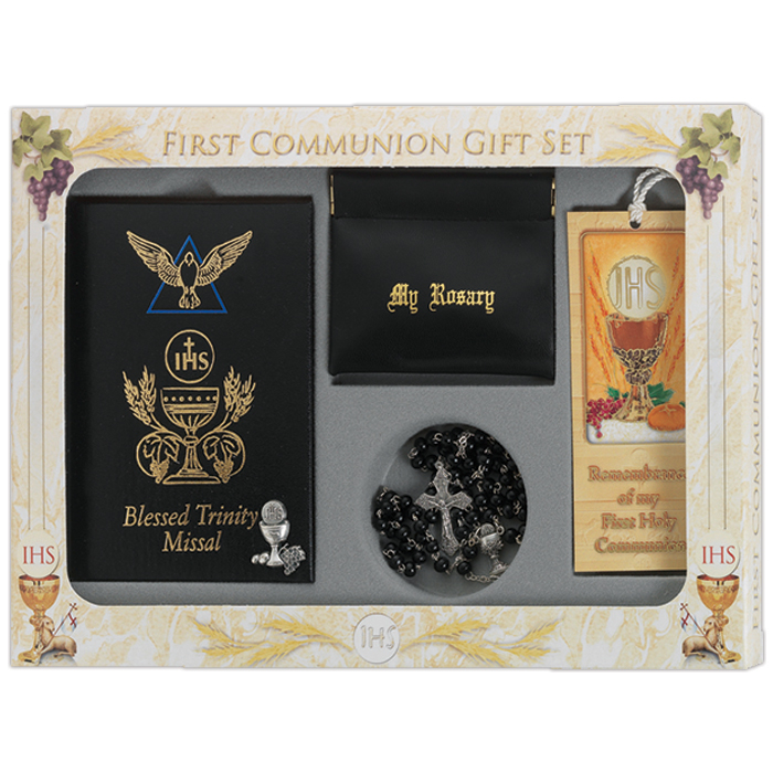 Boy's Deluxe First Communion Gift Set
