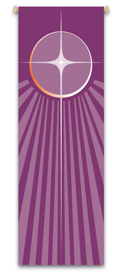 Advent Star Hanging Indoor Banner